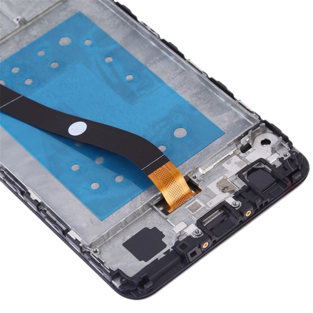 For Huawei Honor 7X Grade C LCD Screen and Digitizer Assembly + Frame Replacement Part (without Logo) - Black-5
