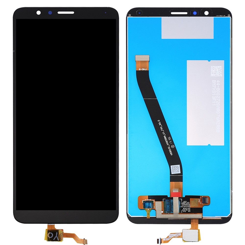 For Huawei Honor 7X Grade C LCD Screen and Digitizer Assembly Replacement Part (without Logo) - Black-1