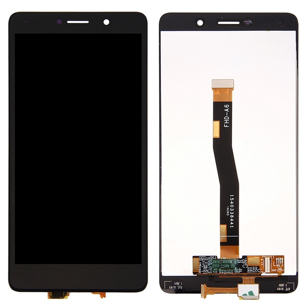 For Huawei Honor 6x (2016) Grade C LCD Screen and Digitizer Assembly Replacement Part (without Logo) - Black-1