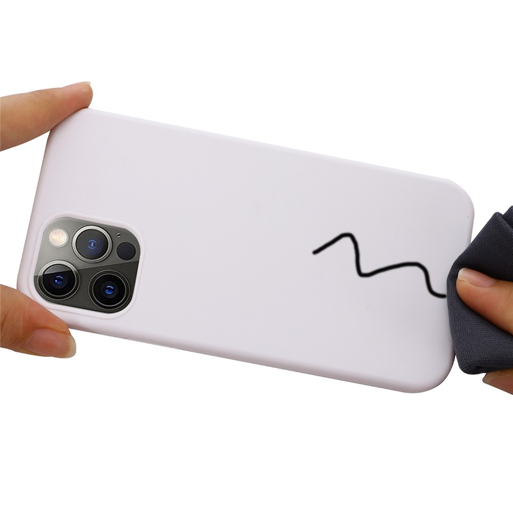 For iPhone 14 Pro Max 6.7 inch MagSafe Wireless Charging Phone Case Ultra Slim Anti-fall Mobile Phone Silicone Cover - White-4
