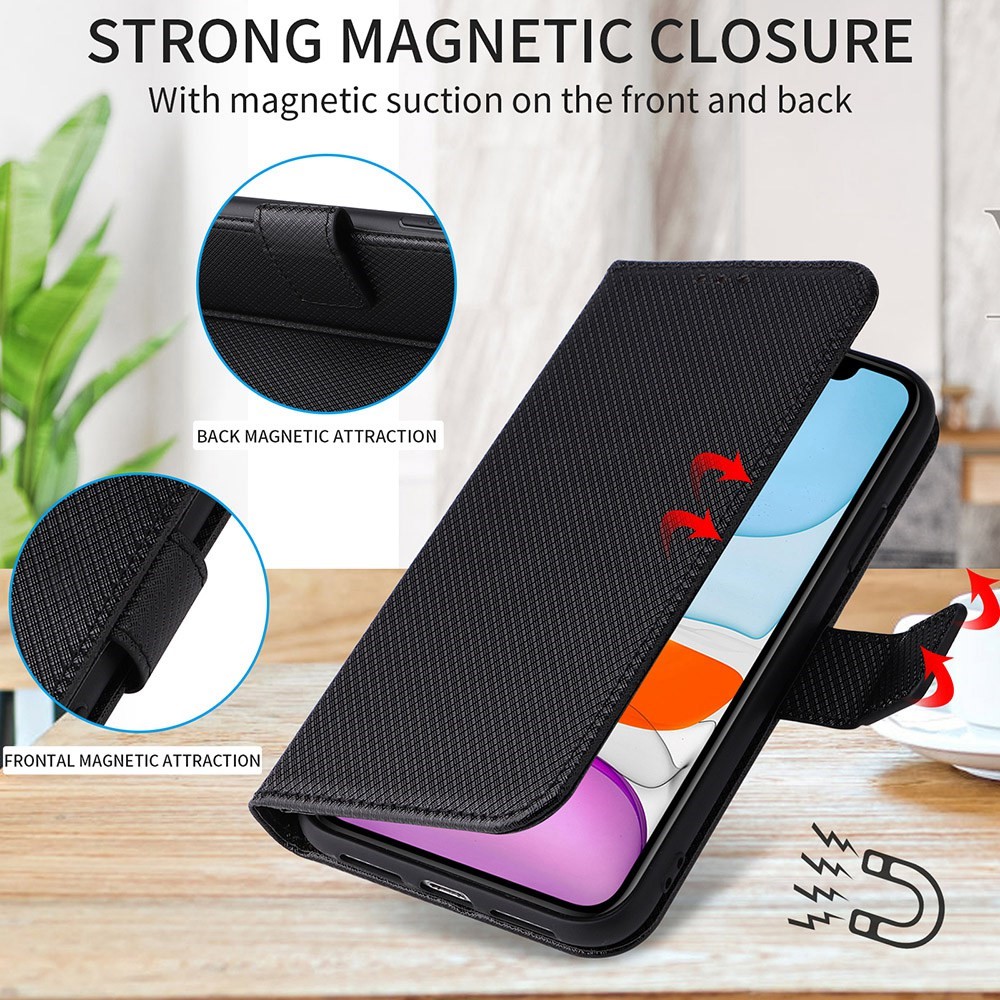 For Huawei nova 10 Pro 4G Diamond Texture PU Leather Phone Cover Wear-resistant Stand Wallet Feature Case with Wrist Strap - Purple-8