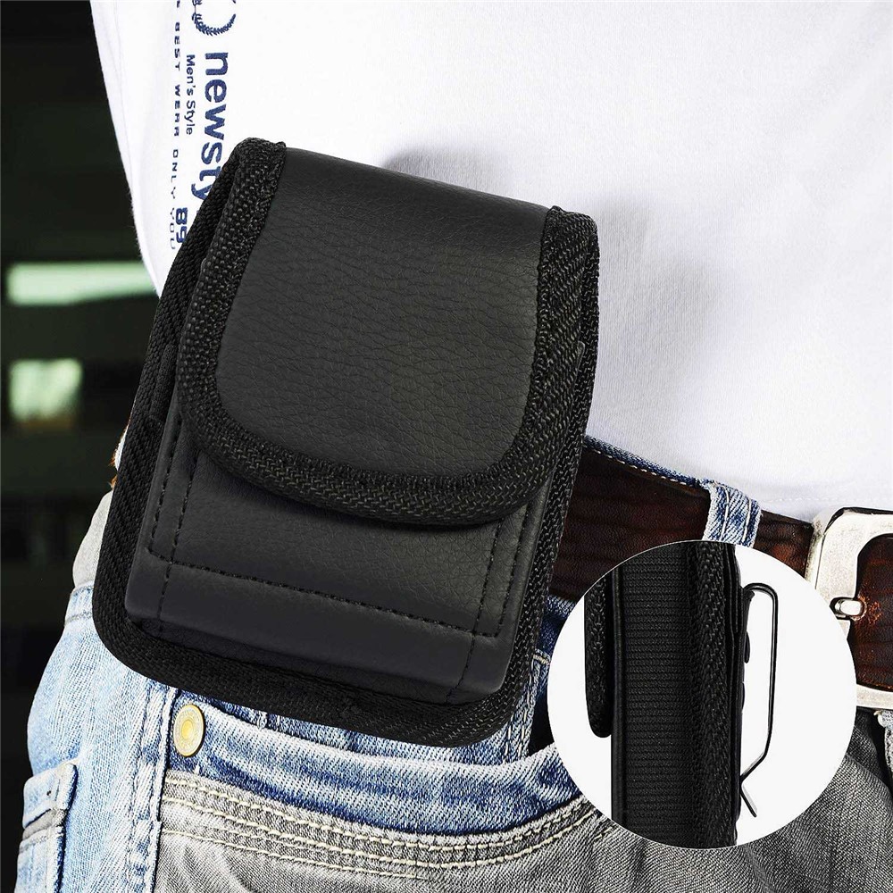 For Samsung Galaxy Z Flip4 5G / Flip3 5G PU Leather Waist Loop Phone Case Belt Clip Magnetic Flip Phone Bag-8