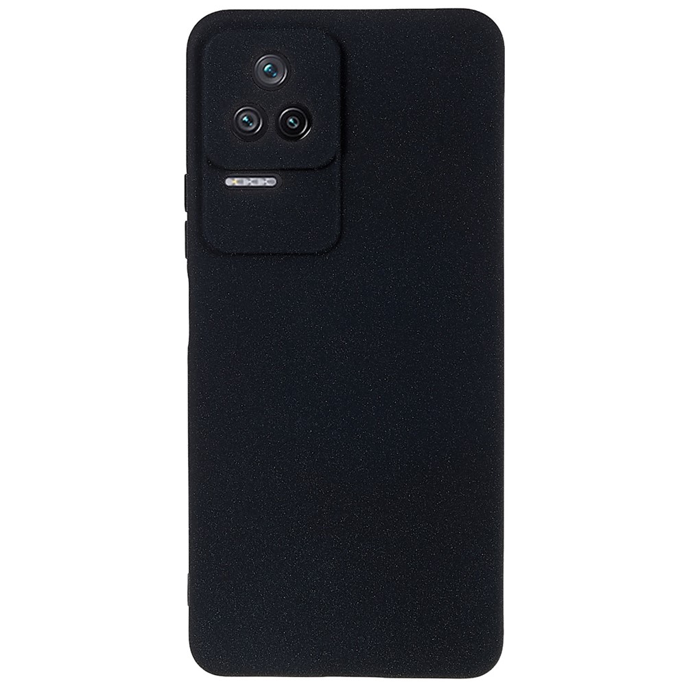 For Xiaomi Redmi K40S 5G / Poco F4 5G Ultra Thin Anti-fall TPU Phone Case Double-Sided Matte Phone Shell - Black-1