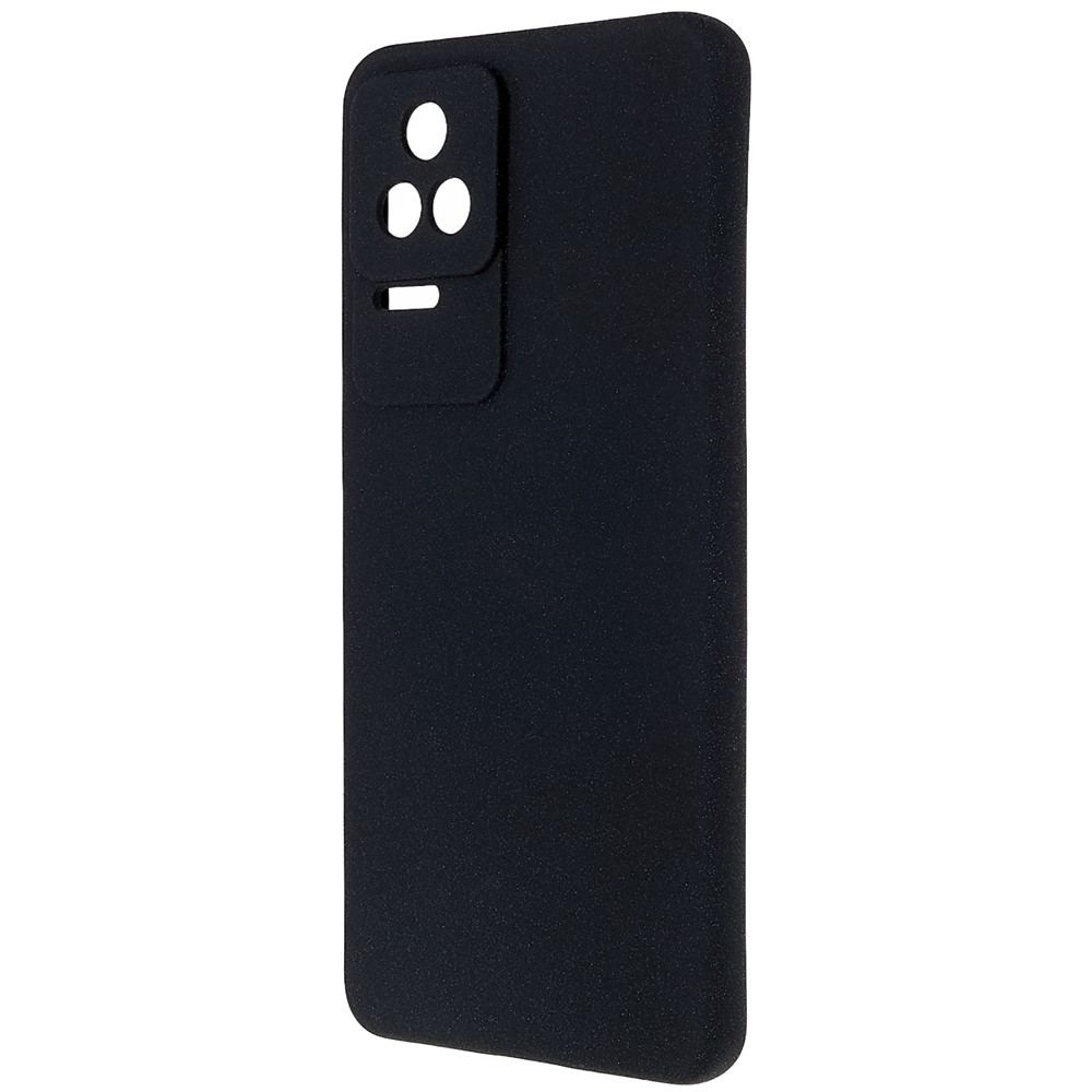 For Xiaomi Redmi K40S 5G / Poco F4 5G Ultra Thin Anti-fall TPU Phone Case Double-Sided Matte Phone Shell - Black-3