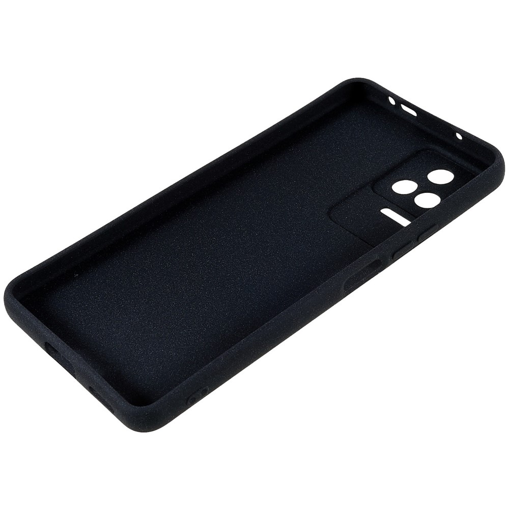 For Xiaomi Redmi K40S 5G / Poco F4 5G Ultra Thin Anti-fall TPU Phone Case Double-Sided Matte Phone Shell - Black-8
