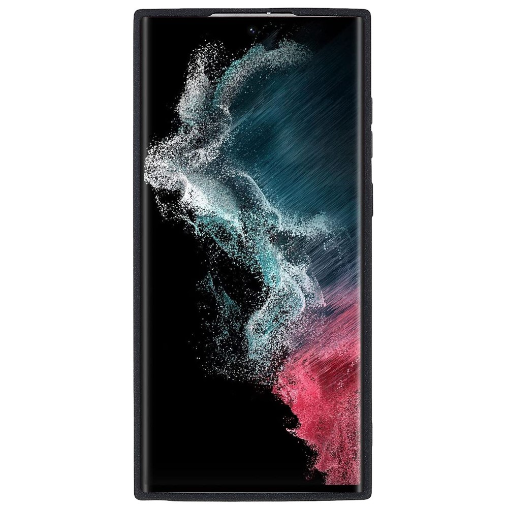 For Samsung Galaxy S22 Ultra 5G Anti-scratch Double-Sided Matte TPU Phone Case Drop-proof Back Cover Protective Shell - Black-4