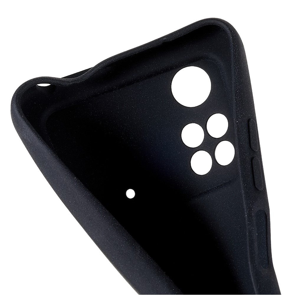 For Xiaomi Poco M4 Pro 4G TPU Phone Case Double-Sided Matte Scratch-resistant Phone Shell - Black-9