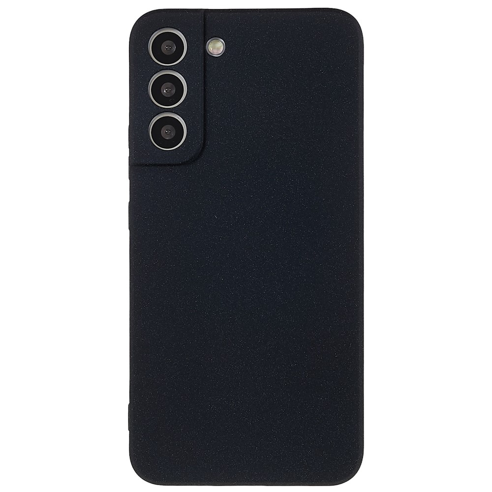 For Samsung Galaxy S22+ 5G Lightweight Anti-fall Soft TPU Phone Case Shockproof Double-Sided Matte Phone Shell - Black-2