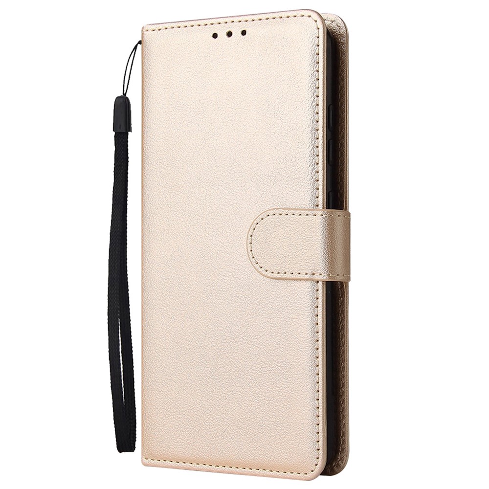 For Samsung Galaxy A52 4G / 5G / A52s 5G Stand Wallet PU Leather Phone Cover Soft Inner TPU Case - Gold-9