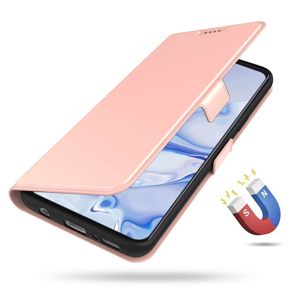 For Xiaomi Poco F4 GT / Redmi K50 Gaming 5G Shockproof Folio Flip Case Full Protection TPU + PU Leather Phone Cover with Stand - Rose Gold-4