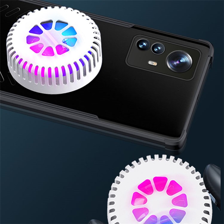 For Xiaomi 12 Pro 5G / 12S Pro 5G / 12 Pro (Dimensity) 5G Magnetic PC + TPU Shockproof Phone Case Heat Dissipation Cooling Protective Cover - Black-4