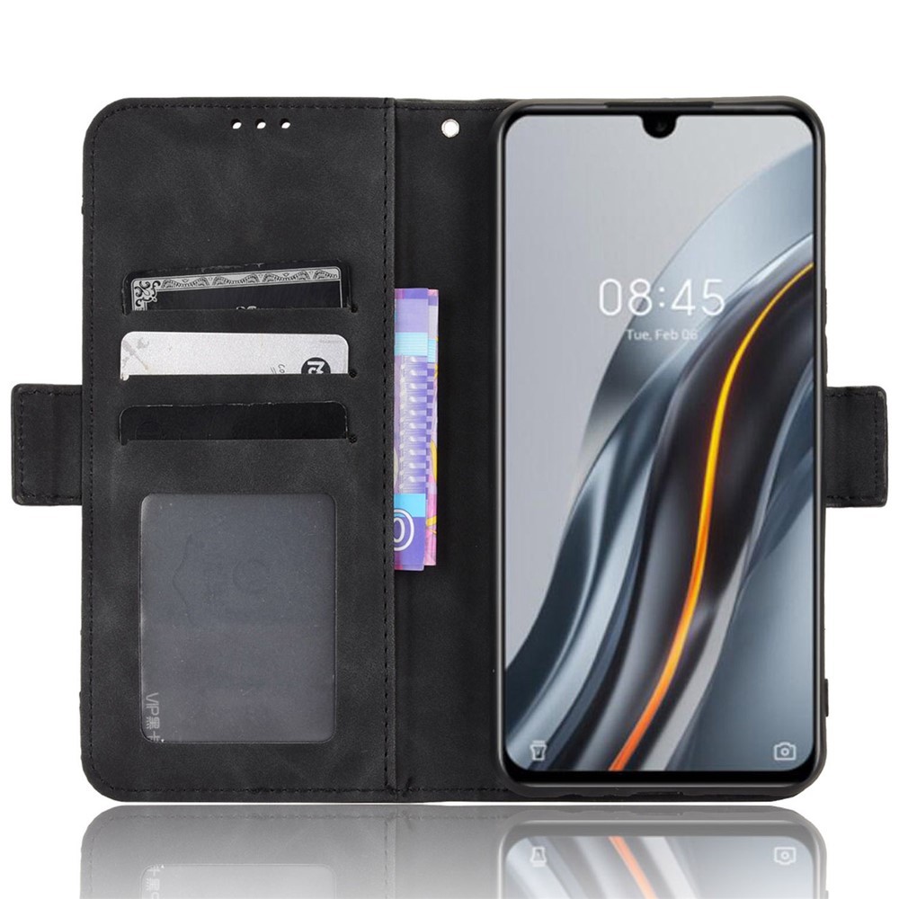 For Infinix Note 12 G96 X670 / Note 12 Turbo X670 Anti-scratch PU Leather Flip Wallet Case Multiple Card Slots Stand Magnetic Shockproof Mobile Phone Cover - Black-2