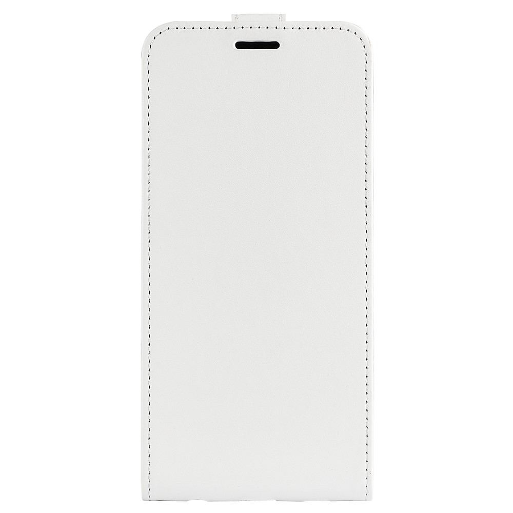Crazy Horse Texture Case for Realme C30 4G, PU Leather Vertical Flip Protective Phone Cover with Card Holder - White-5