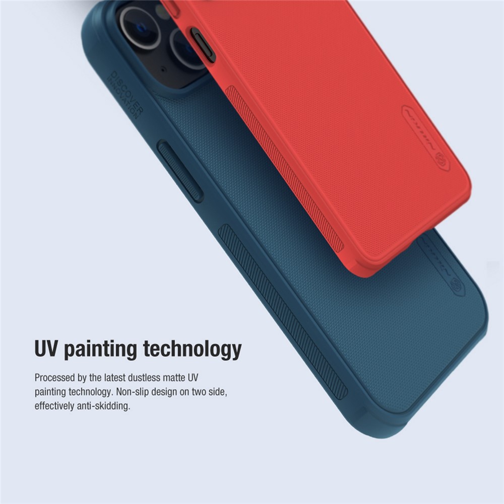 NILLKIN Super Frosted Shield Pro Phone Cover for iPhone 14 Max 6.7 inch, PC + TPU Anti-fingerprint Matte Protective Case - Black-9