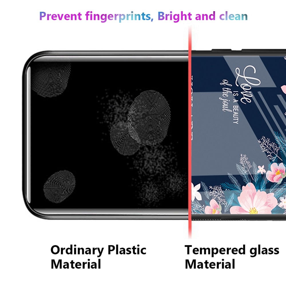 For iPhone 14 Pro Max 6.7 inch Cellphone Guard, Pattern Printing Tempered Glass Phone Case Hard PC+Soft TPU Phone Cover - The Milky Way-7