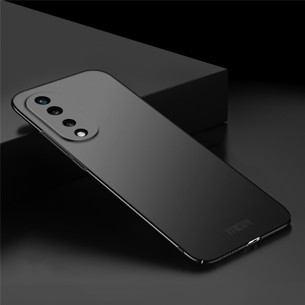 MOFI JK PC Series-1 Shield for Honor 70 Pro 5G Scratch-resistant Matte Hard PC Back Case Well-protected Phone Shell with Strap - Black-2