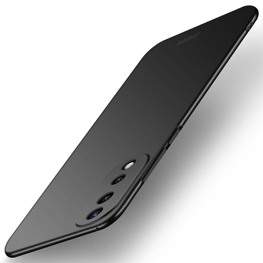 MOFI JK PC Series-1 Shield for Honor 70 5G Wear-resistant Matte Hard PC Back Case Well-protected Phone Cover with Strap - Black-1
