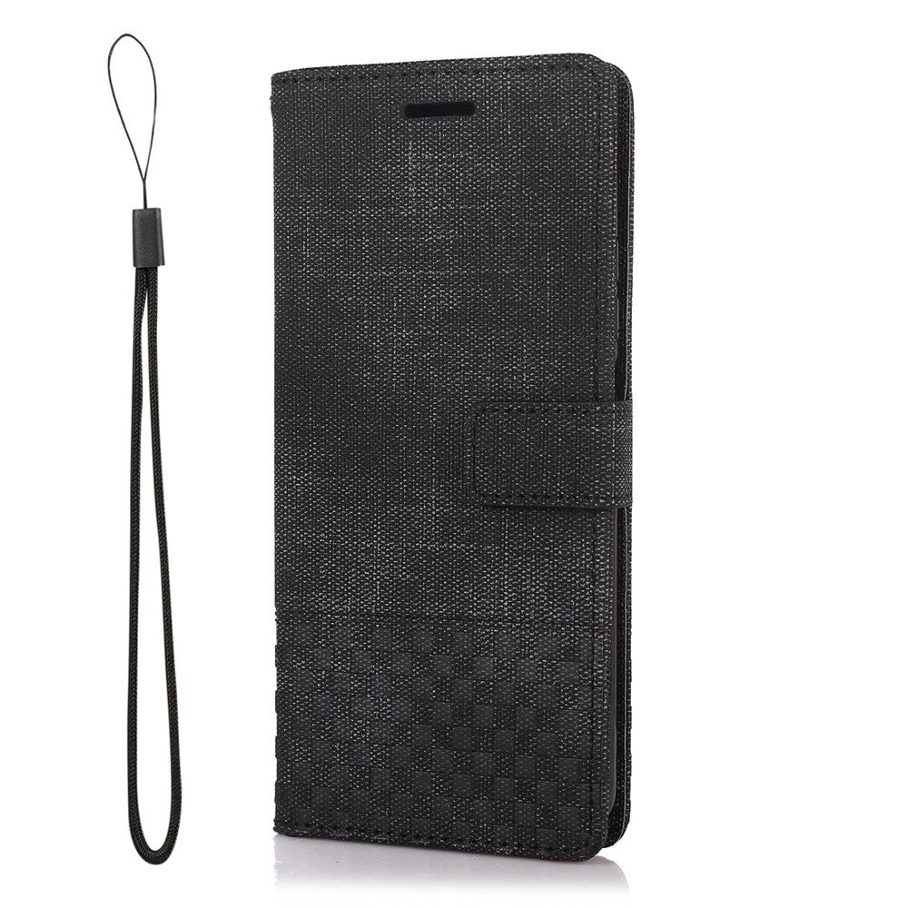 For Xiaomi Redmi Note 11 4G (Qualcomm) / Note 11S 4G Cloth Texture PU Leather RFID Blocking Phone Cover Stand Wallet Case - Black-6