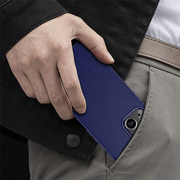 WLONS for iPhone 14 Max 6.7 inch Defender Series Matte PC + TPU Phone Cover Shockproof Protective Case - Blue-8