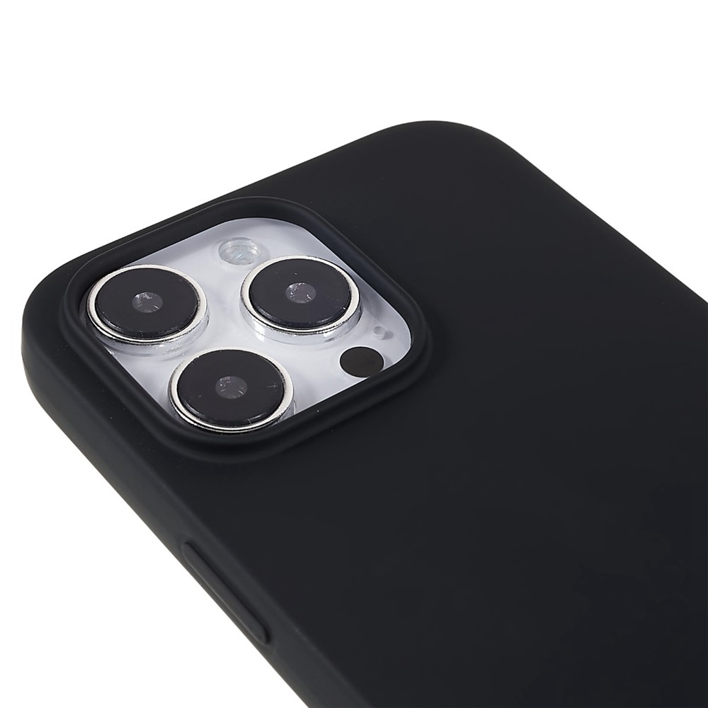 MERCURY GOOSPERY SOFT FEELING Series for iPhone 14 Pro Max 6.7 inch Soft TPU Matte Anti-fingerprint Case Precise Cutout Drop-proof Phone Protector - Black-7