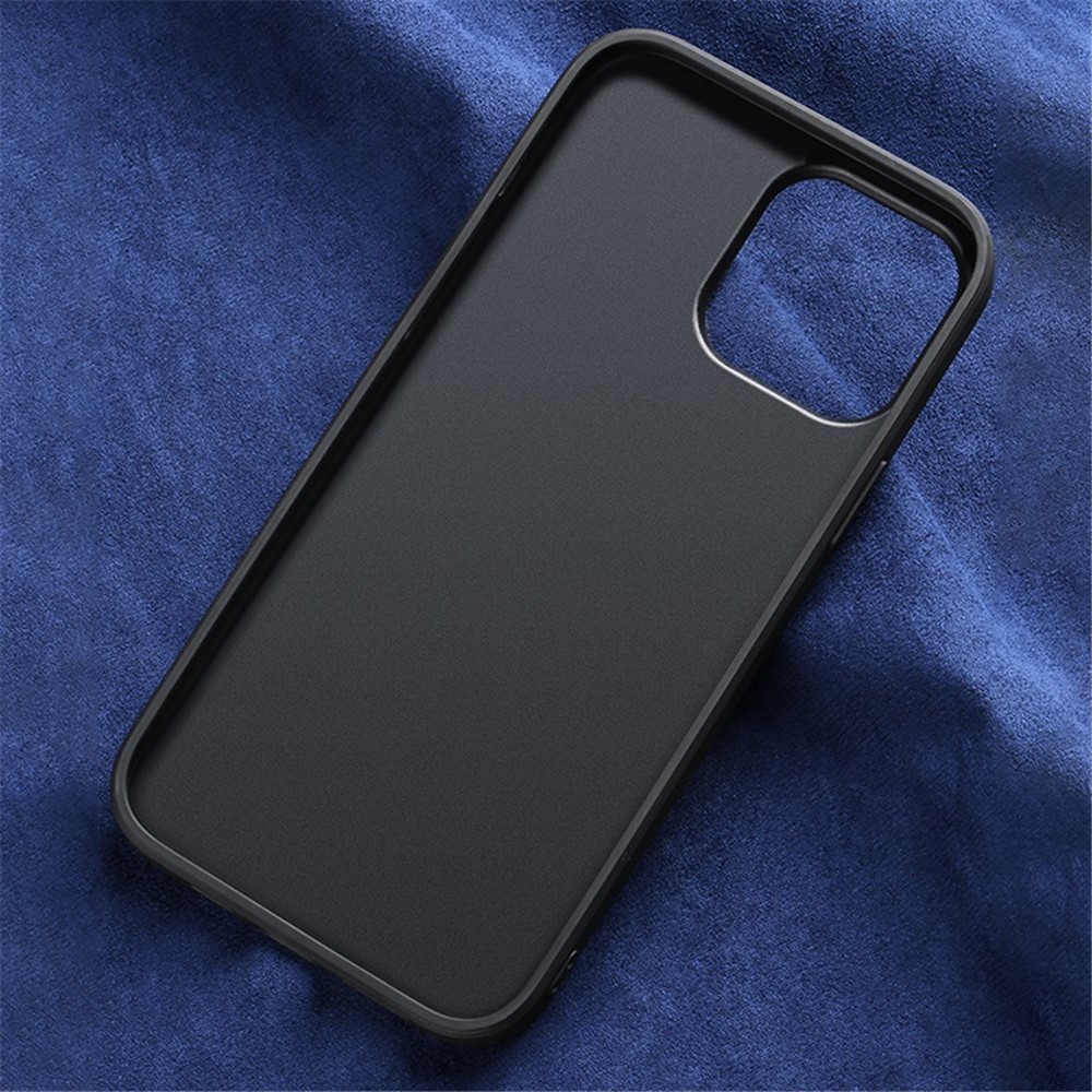 X-LEVEL For iPhone 14 Pro 6.1 inch PU Leather Coated TPU Back Case Anti-scratch Protective Phone Cover - Blue-5