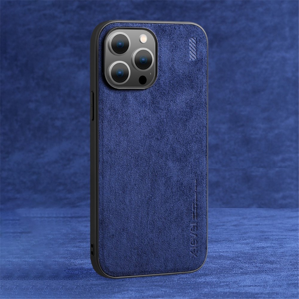X-LEVEL For iPhone 14 Pro Max 6.7 inch PU Leather Coated TPU Slim Phone Case Drop-proof Back Cover - Blue-2