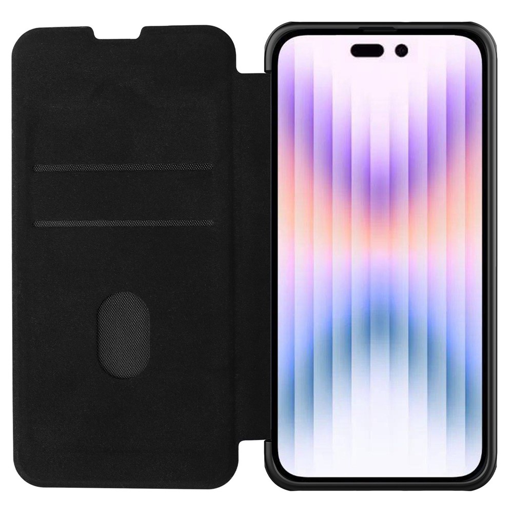 NILLKIN Qin Pro Series for iPhone 14 Pro Max 6.7 inch Full Protection Phone Case Anti-wear Cellphone Cover Card Holder with Sliding Camera Lens Protector - Black-2