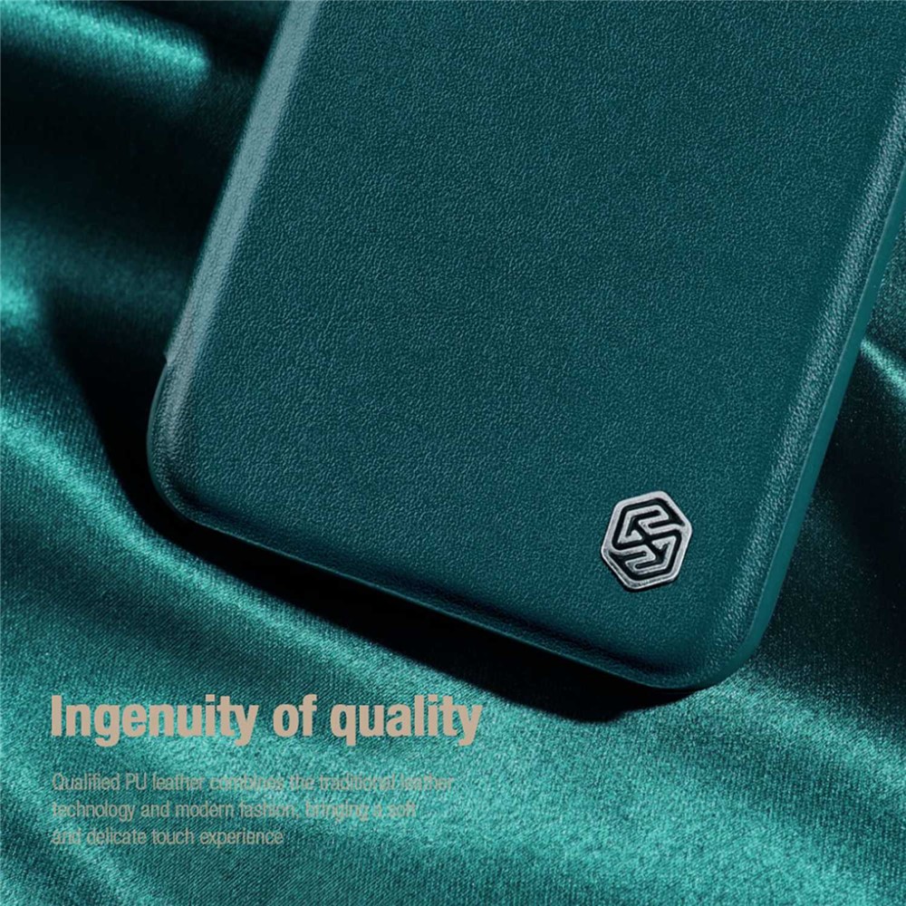 NILLKIN Qin Pro Series for iPhone 14 Pro Max 6.7 inch Full Protection Phone Case Anti-wear Cellphone Cover Card Holder with Sliding Camera Lens Protector - Black-8