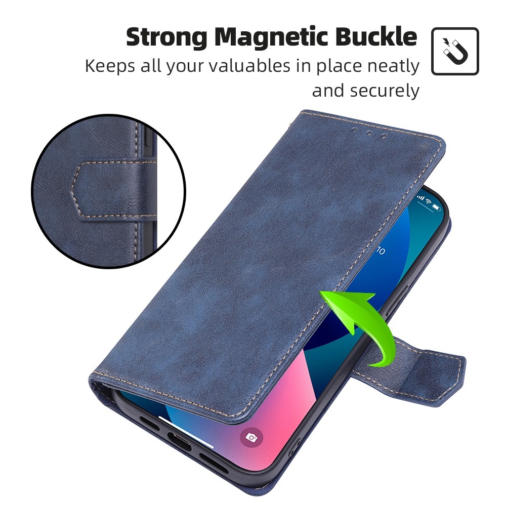 For Huawei nova 10 Pro 4G Anti-drop Full Protection Phone Flip Wallet Case RFID Blocking Function Water-repellent PU Leather Anti-scratch Phone Cover - Blue-3