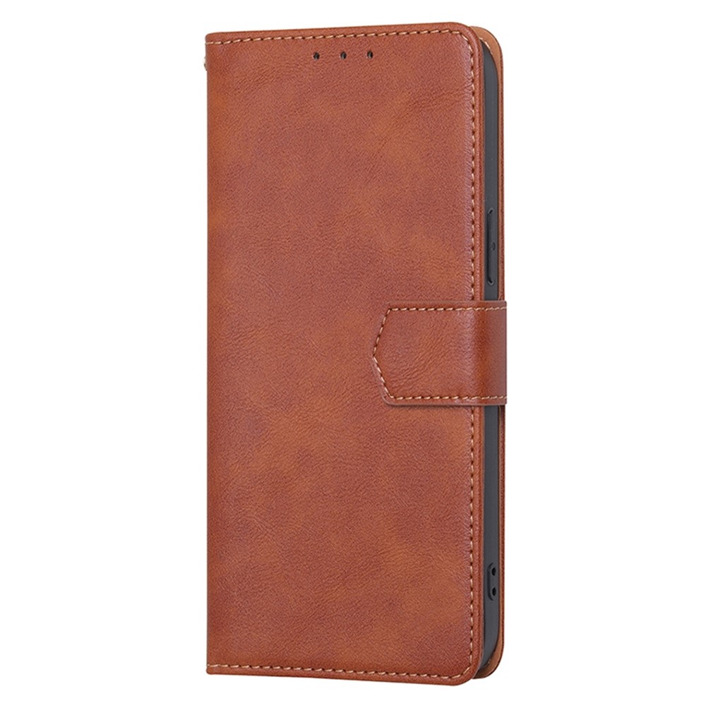 For Huawei nova 10 4G Phone Case RFID Blocking Function Water-repellent PU Leather Anti-scratch Flip Wallet Cover - Brown-7
