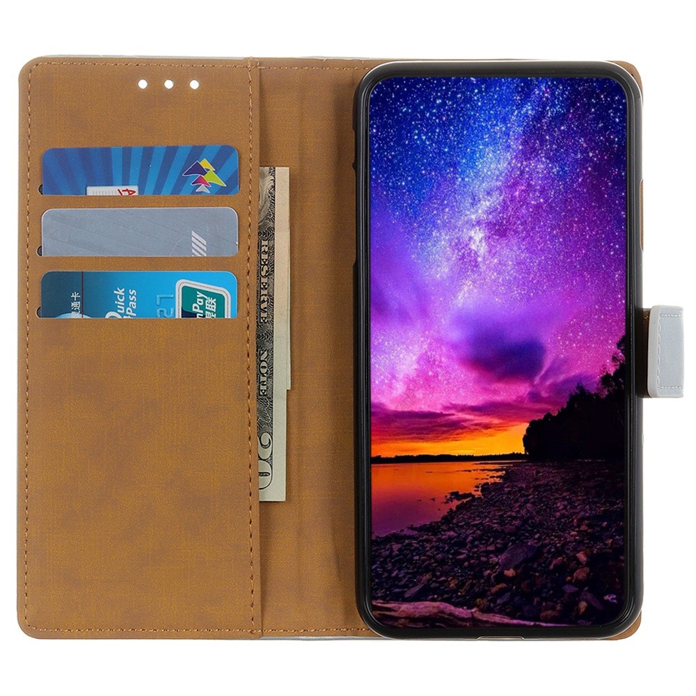 Textured Magnetic Closure PU Leather Wallet Case for Nothing phone (1) 5G, Supporting Stand Flip Protective Phone Cover - Blue-2