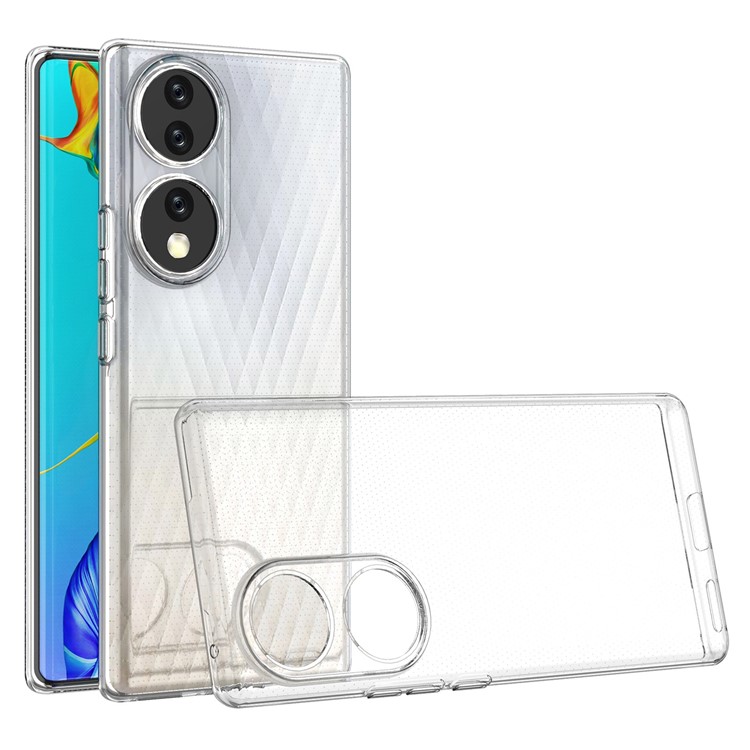 Crystal Clear TPU Case for Honor 70 5G, Drop-proof Anti-scratch Phone Protective Cover-7