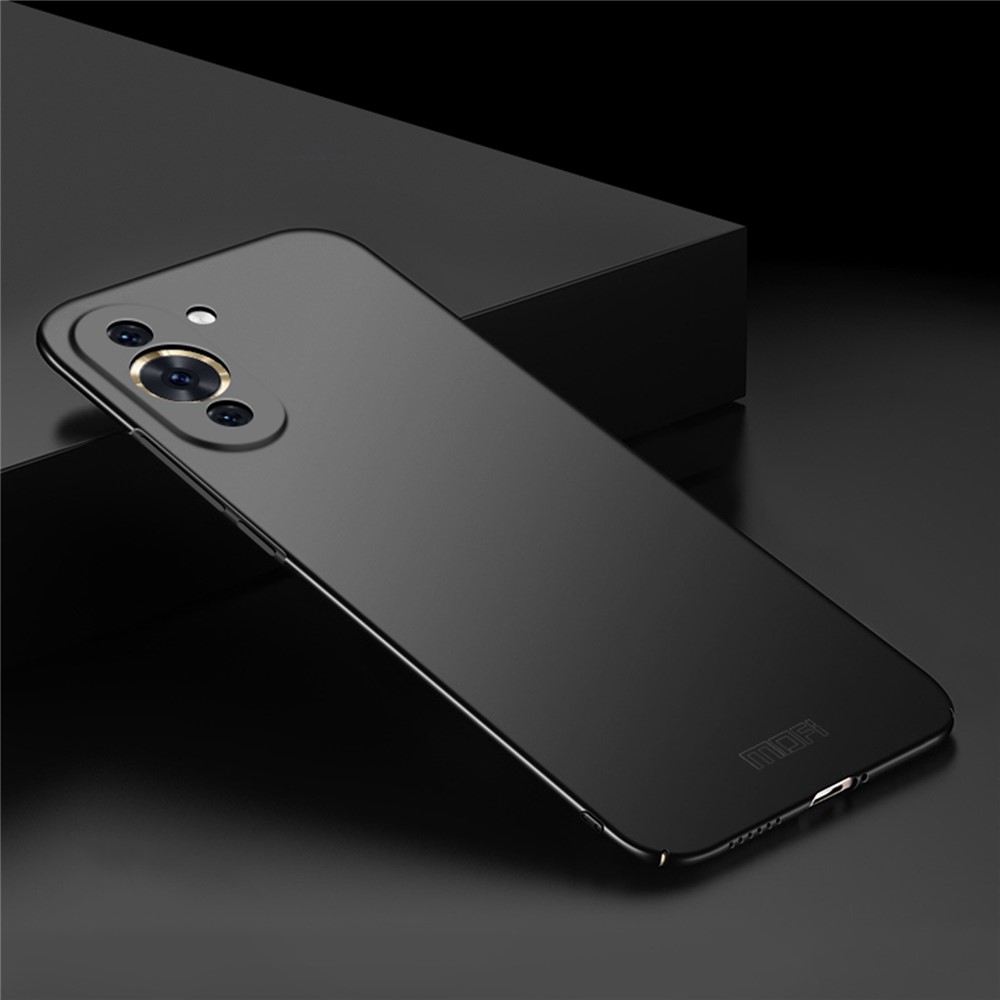 MOFI JK PC ​​series-1 Shield Pour Huawei Nova 10 4G Matte Hard PC Back Back Anti-shock Protector Phone Shell Avec Sangle - le Noir