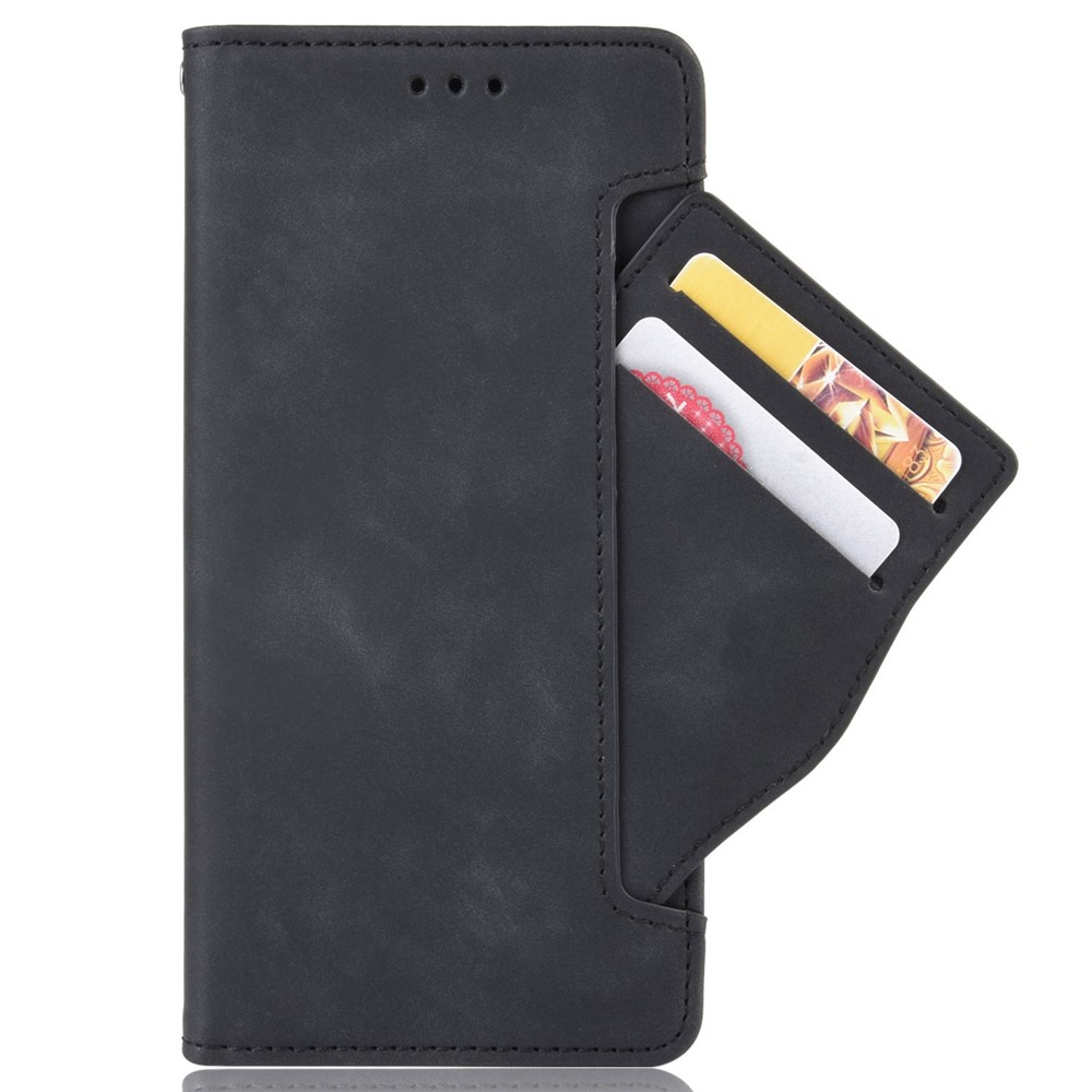 Phone Case for Nothing phone (1) 5G, PU Leather Multiple Card Slots Wallet Feature Full Body Protection Cover with Stand - Black-6