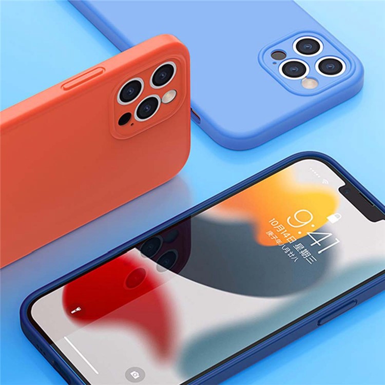 YOOBAO Protective Case for iPhone 13 Pro 6.1 inch Slim Silicone Cover Shockproof Phone Case - Orange-6