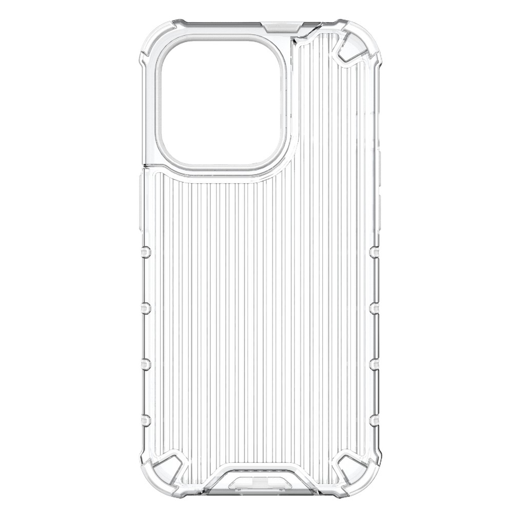 For iPhone 13 Pro 6.1 inch Anti-Fall Phone Case PC+TPU Hybrid Shockproof Phone Protector - Transparent-5
