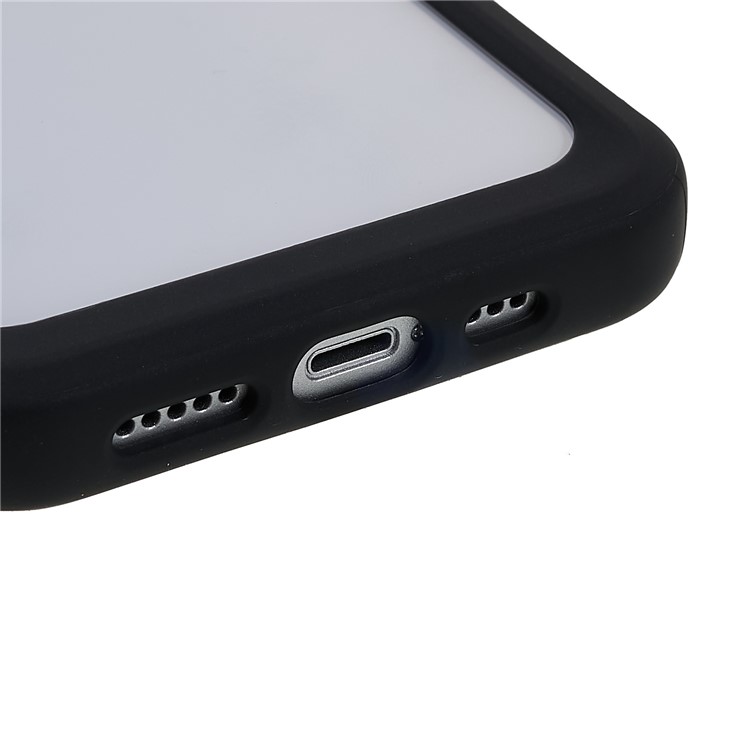 Shockproof Anti-Fall Case for iPhone 14 Max 6.7 inch TPU+Acrylic Slim Case Full Protection Cover with Electroplating Buttons - Black-6