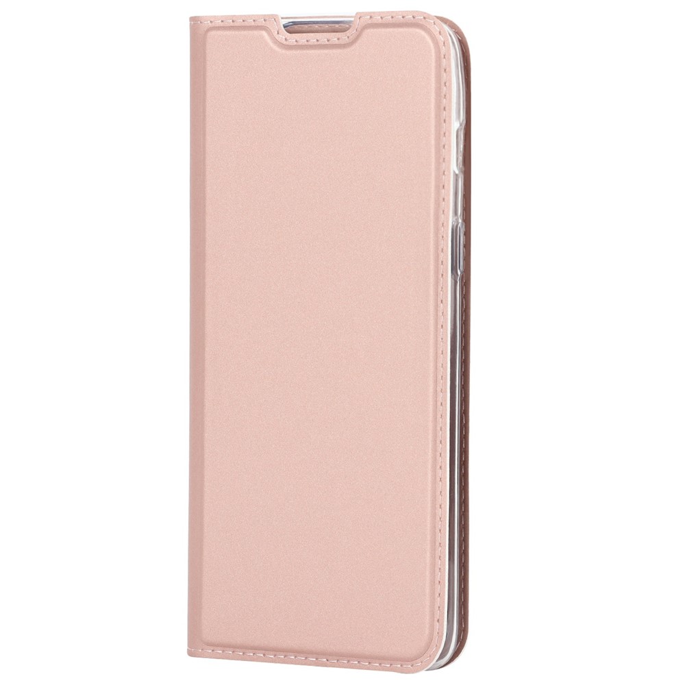 For OnePlus Nord 2T 5G PU Leather Stand Flip Folio Cover Magnetic Absorption Card Slot Case - Rose Gold-6