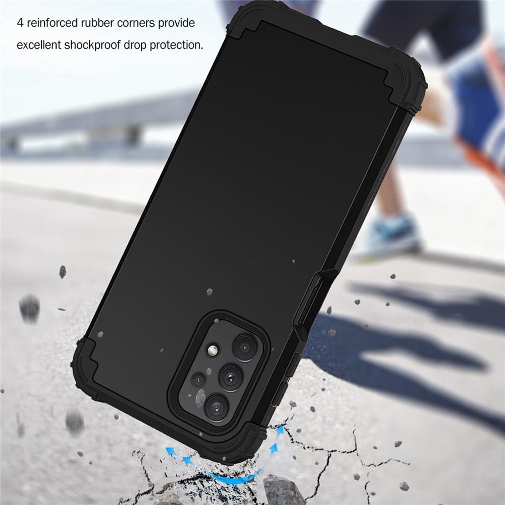 Wholesale For Samsung Galaxy A33 5G Hybrid Silicone + PC Back Case 3in