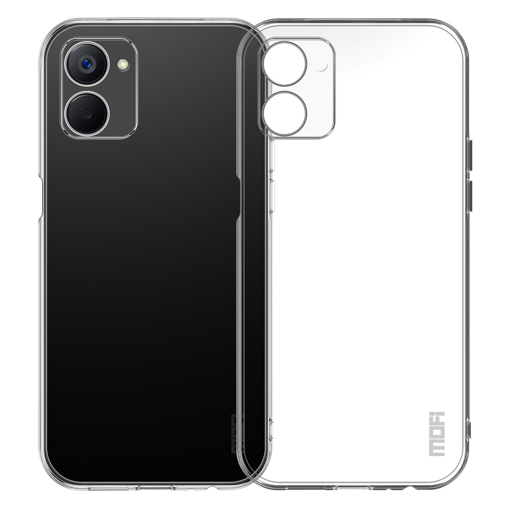 MOFI For Realme V20 5G Soft TPU Back Case Transparent Anti-drop Protective Slim Phone Cover-1