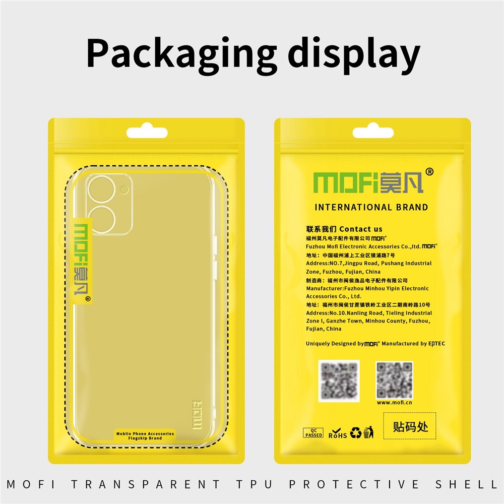 MOFI For Realme V20 5G Soft TPU Back Case Transparent Anti-drop Protective Slim Phone Cover-10