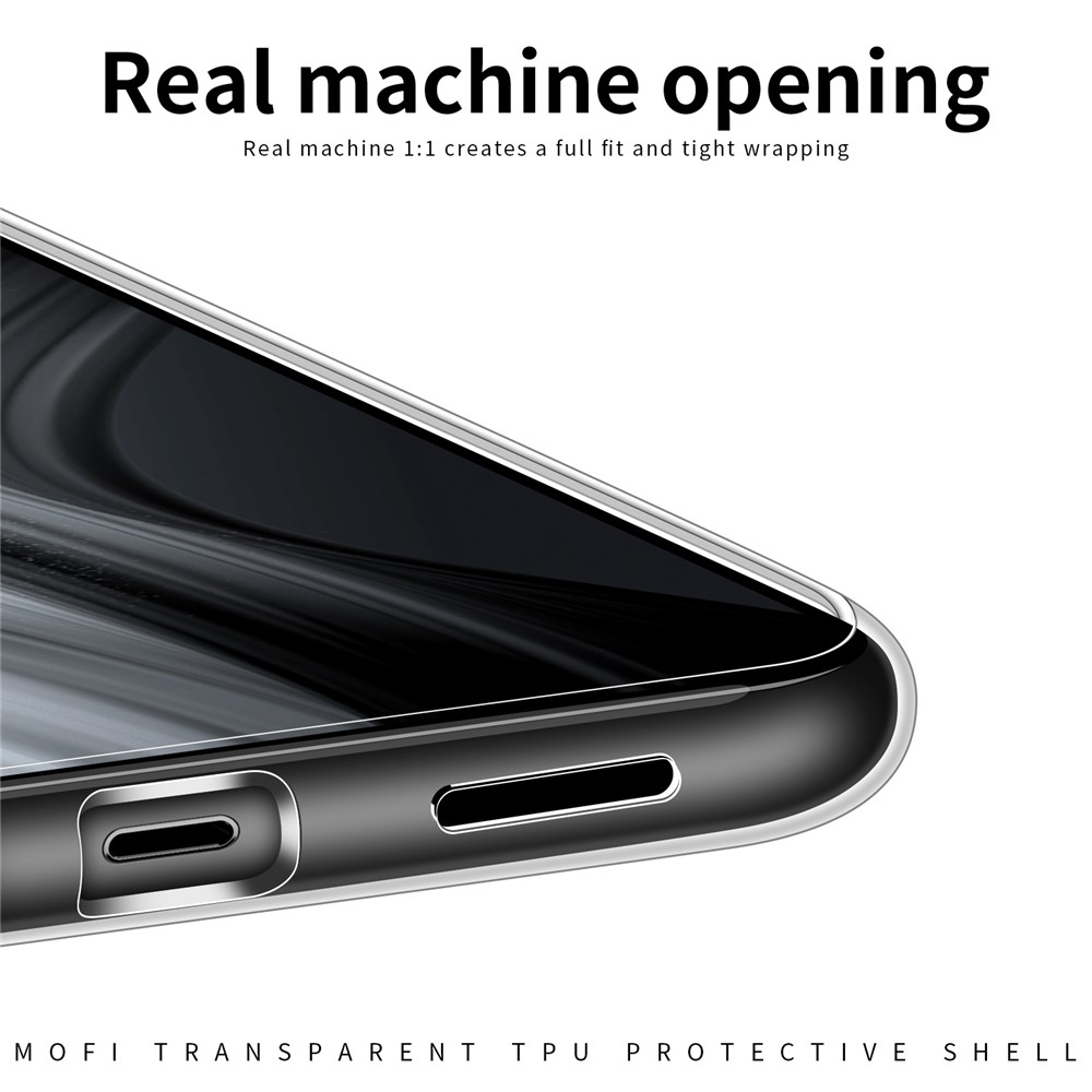 MOFI For Realme V20 5G Soft TPU Back Case Transparent Anti-drop Protective Slim Phone Cover-7