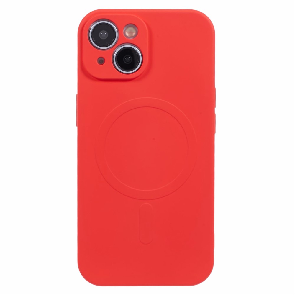 For iPhone 13 Case Compatible with MagSafe Shock Absorbing TPU Phone Cover - Red