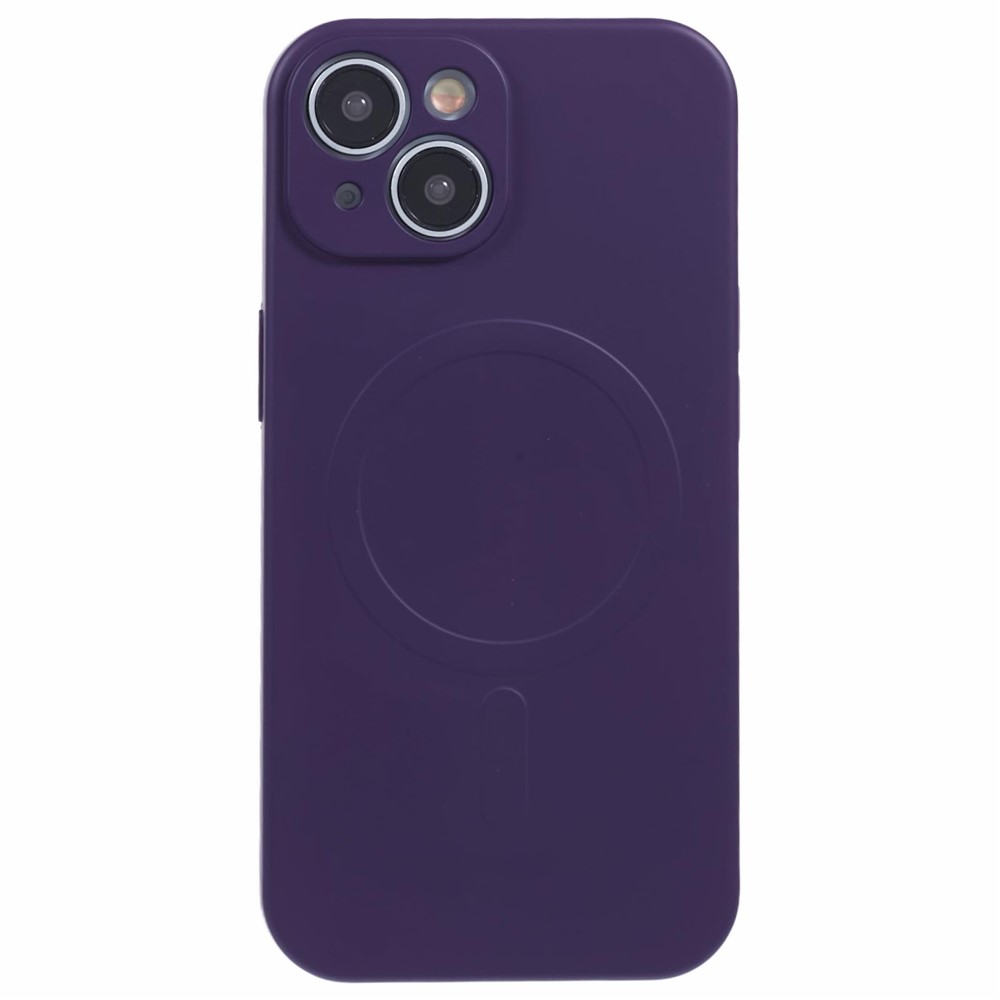 For iPhone 13 Case Compatible with MagSafe Shock Absorbing TPU Phone Cover - Dark Purple
