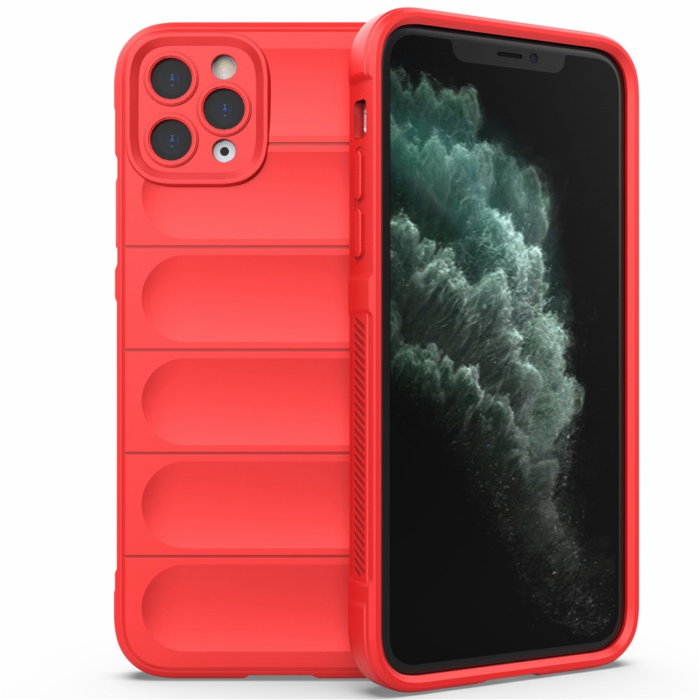For iPhone 11 Pro Max Case Anti-drop Flexible TPU Mobile Phone Cover - Red