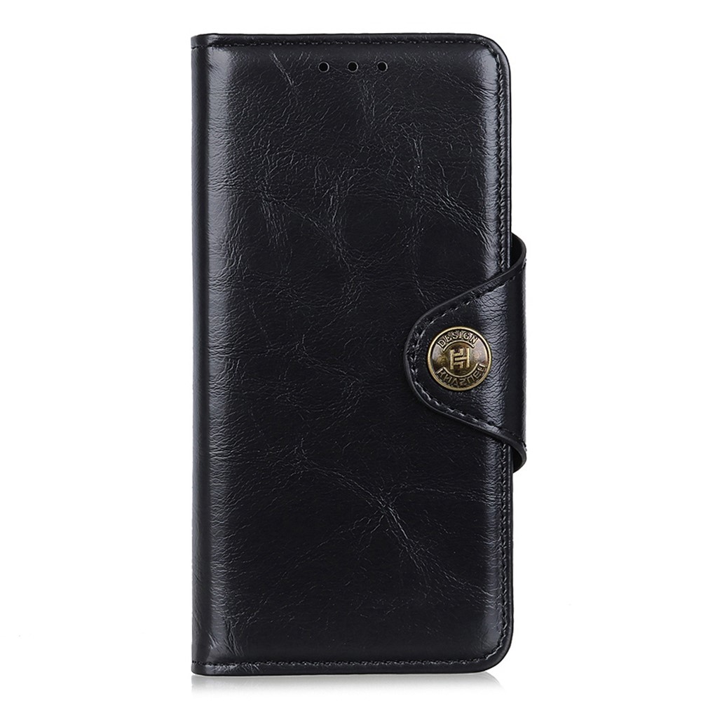 For Motorola Edge 30 Lite 5G Shockproof Folio Flip Wallet Stand Phone Case Magnetic Clasp PU Leather + TPU Protective Phone Cover - Black-7