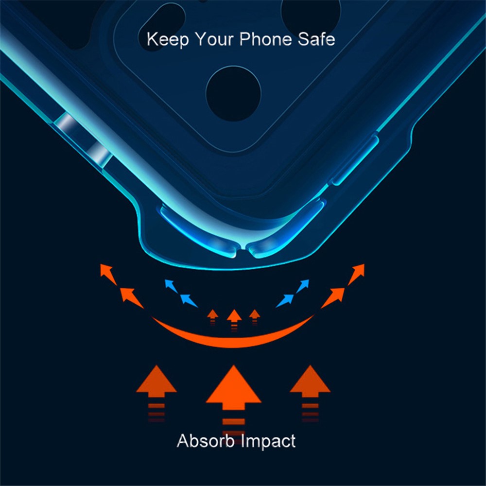 XUNDD Beetle Series Phone Case for Huawei P40, Wear-resistant TPU + Acrylic Precise Cutouts Anti-shock Cell Phone Back Cover-3