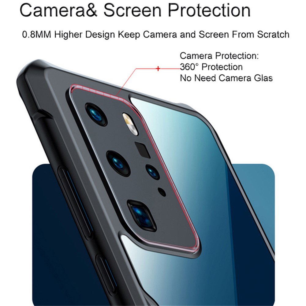 XUNDD Beetle Series Phone Case for Huawei P40, Wear-resistant TPU + Acrylic Precise Cutouts Anti-shock Cell Phone Back Cover-6