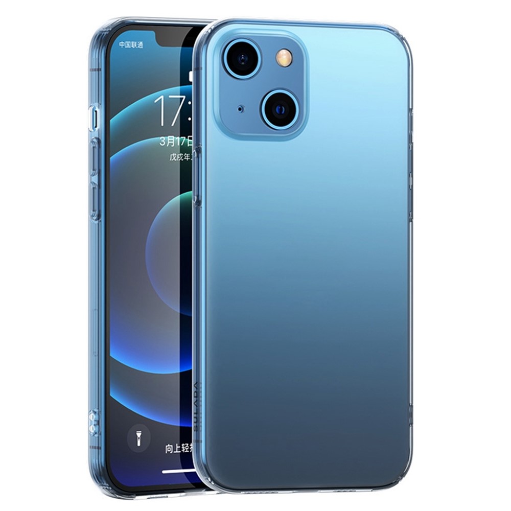 SULADA Plated Yarn Series for iPhone 14 6.1 inch Soft TPU Phone Case Anti-scratch Matte Mobile Phone Cover-1