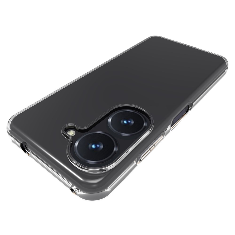10Pcs / Pack For Asus Zenfone 9 5G Transparent TPU Phone Case Shockproof Precise Cutouts Inner Watermark-Free Phone Cover-3